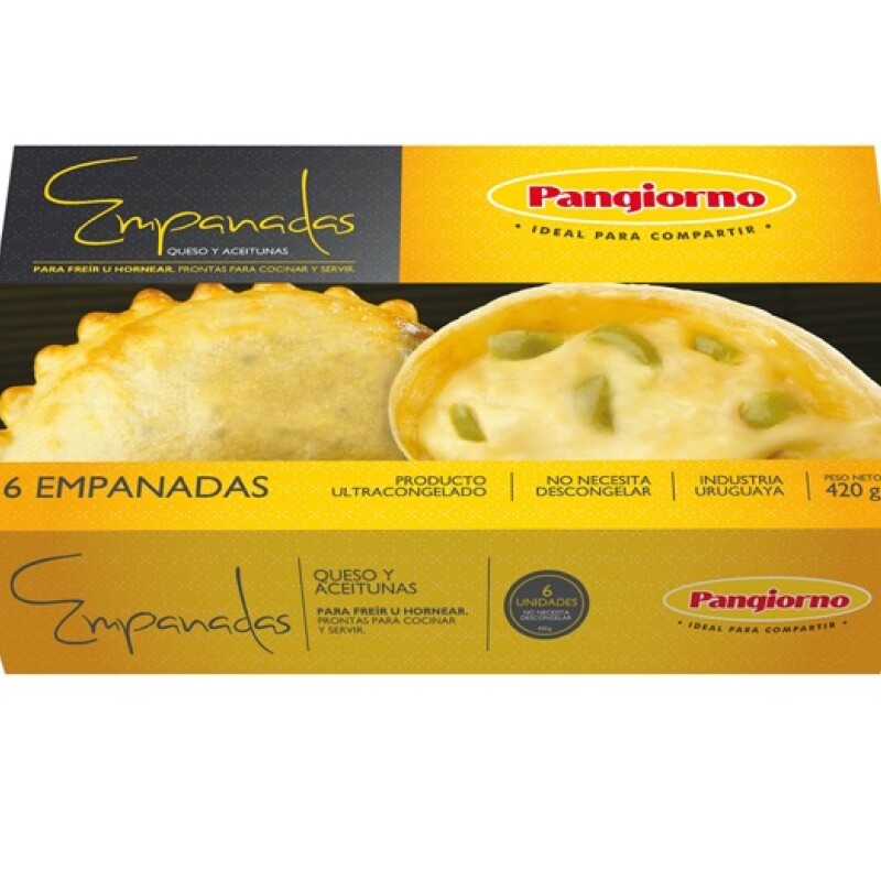 Empanadas de queso y aceitunas Pangiorno - 6 uds. - 420 gr Empanadas de queso y aceitunas Pangiorno - 6 uds. - 420 gr