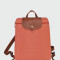 Longchamp - Le Pliage Original M BackPack Salmón