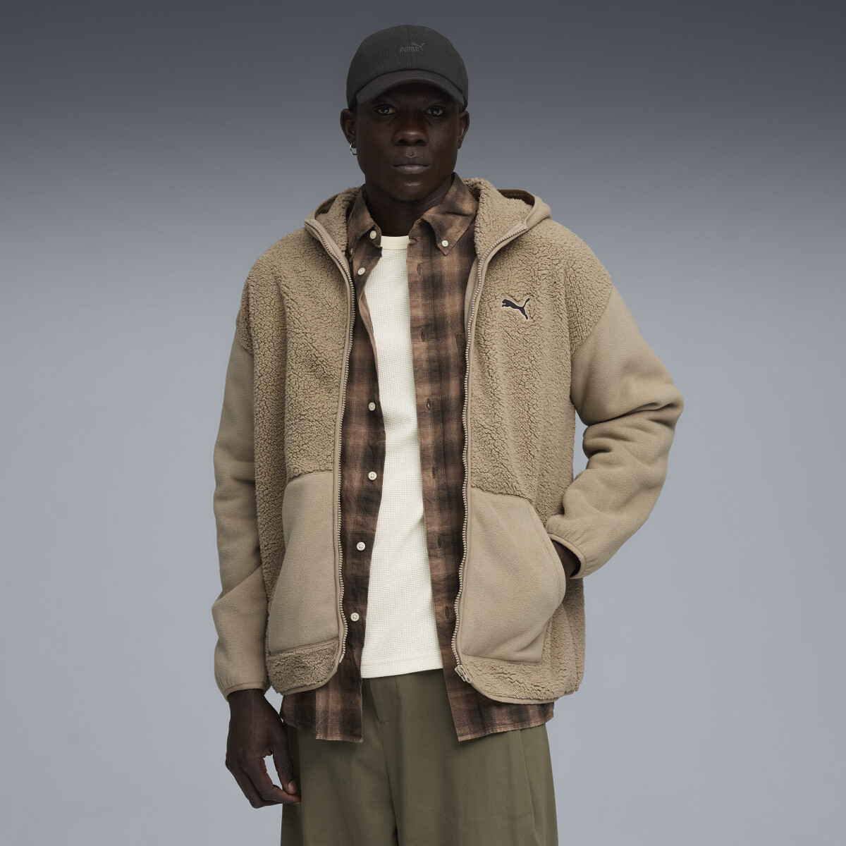 ESS Elevat.Winter.Full Zip Hoodie 68826055 - Beige 