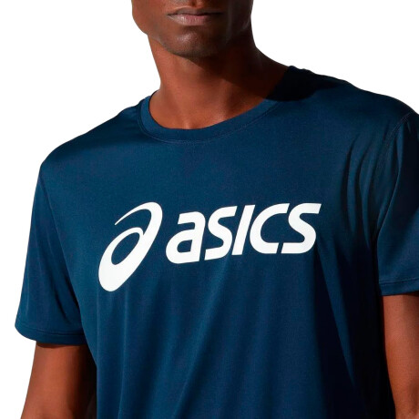 REMERA ASICS SILVER Navy