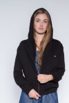 Campera capucha Negra