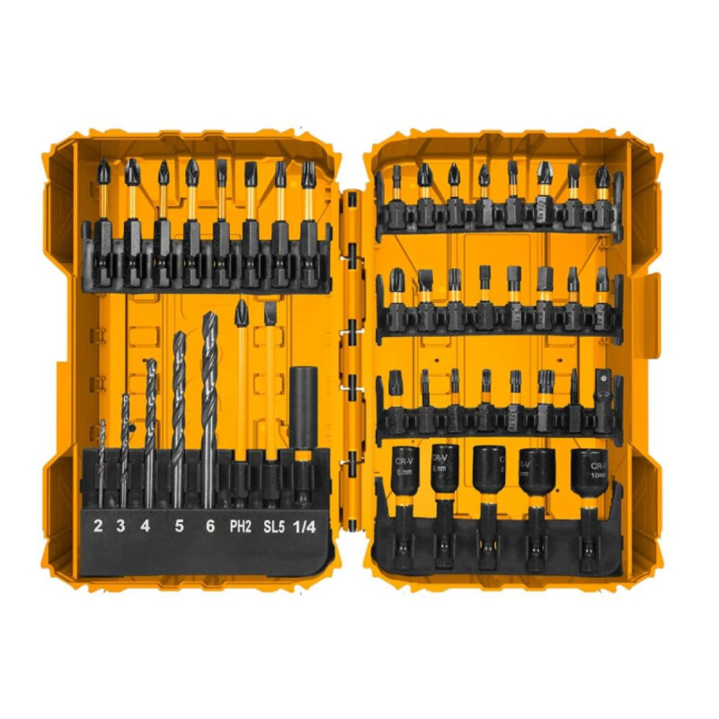 SET 45PCS PUNTAS DE IMPACTO ADAPTADOR INGCO AKDL24502 SET 45PCS PUNTAS DE IMPACTO ADAPTADOR INGCO AKDL24502