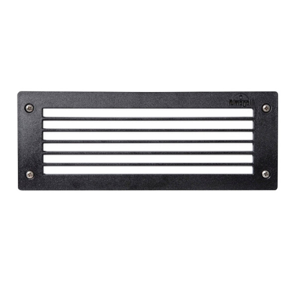 Luminaria de embutir LED rectangular negra IP66 FL0346