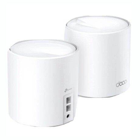 Router Repetidor De WiFi TP-LINK Deco X20 AX1800 220V WiFi 6 - Blanco Pack X 2 Router Repetidor De WiFi TP-LINK Deco X20 AX1800 220V WiFi 6 - Blanco Pack X 2