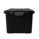 Set x2 Caja organizadora 70lts con tapa NEGRO