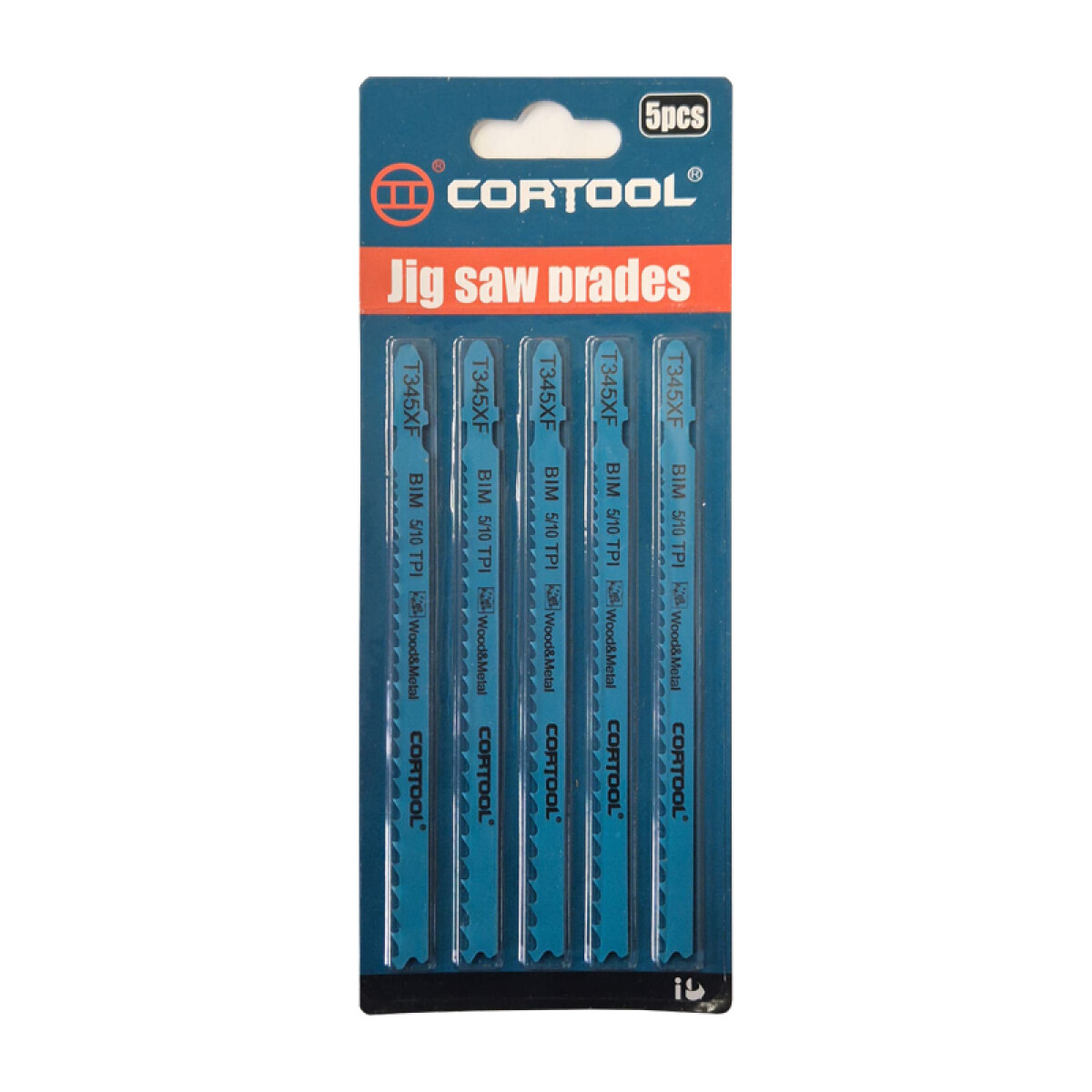 Hoja de calar p/mad./met. 132mm paq. x 5 un - CT3056 