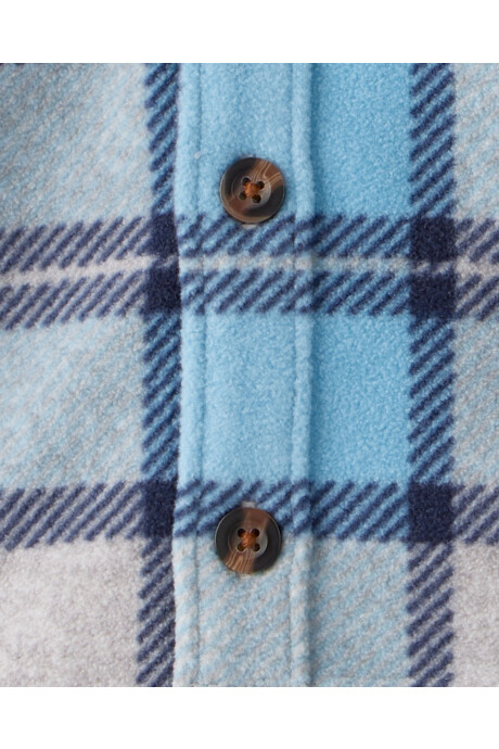 Set tres piezas, pantalón y body de algodón, con camisa escocesa de micropolar Sin color