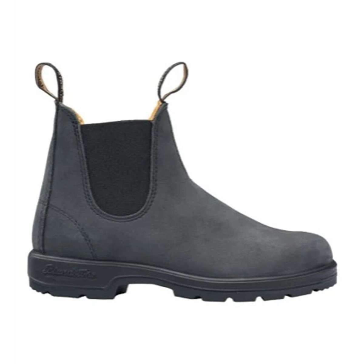 Botas Blundstone Elastic Side V Cut - Rustic Black 