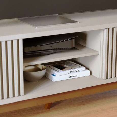 Rack TV Fortaleza Off White 4 Puertas Rack TV Fortaleza Off White 4 Puertas