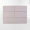 Respaldo de pared LOTUS GRIS - 2 PLAZAS