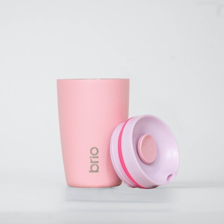 Vaso Térmico Brio Café Jarra Mug 350ml Acero Inoxidable Rosa