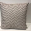 ALMOHADON 40X40 - TELA TRAMADA ZIG ZAG GRIS Y BEIGE ALMOHADON 40X40 - TELA TRAMADA ZIG ZAG GRIS Y BEIGE