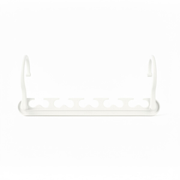 Organizador Perchas Plegable Horizontal Vertical 5 en 1 X4 Color Blanco