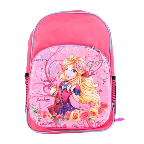Mochila escolar con relieve 3D Mochila escolar con relieve 3D