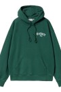 Hooded Onyx Script Sweat Verde