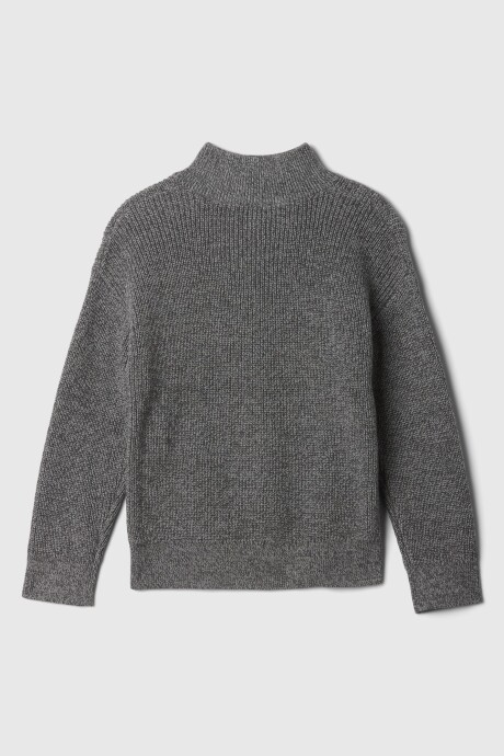 Buzo Medio Cierre Toddler Niño Charcoal