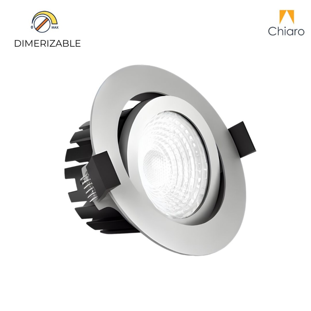 Embutido led para intemperie 5W MÓVIL Dimerizable PLATA 