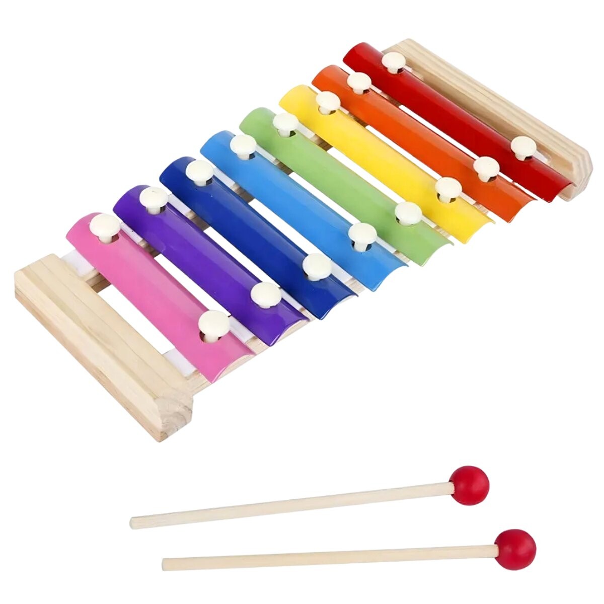 Xilofono de madera y metal 