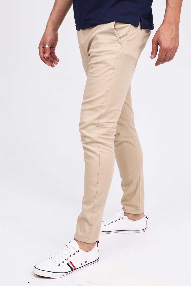 Pantalón Hombre Beige