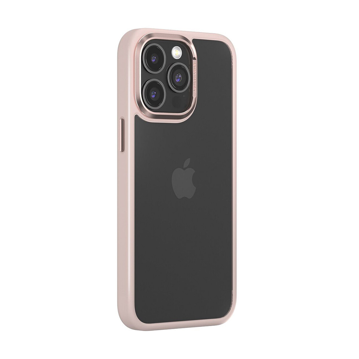 Protector Case con Borde Anti-Shock Joy Elegant para iPhone 15 - Pink sand 