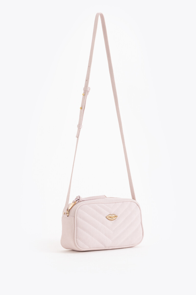 BANDOLERA LIPSTICK SUEDE Rosa