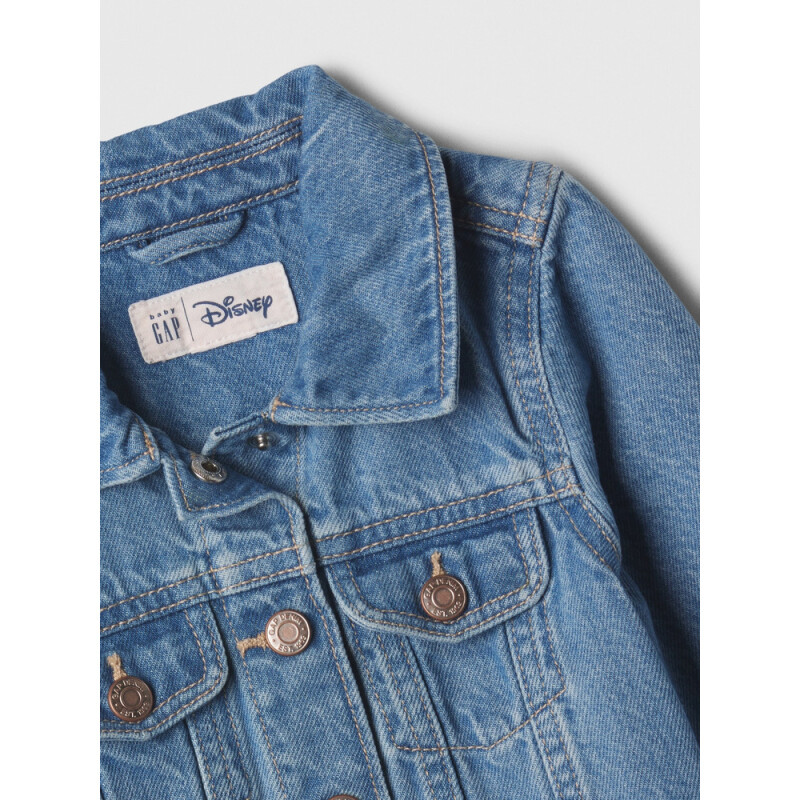 V-DIS DNM JKT MEDIUM WASH