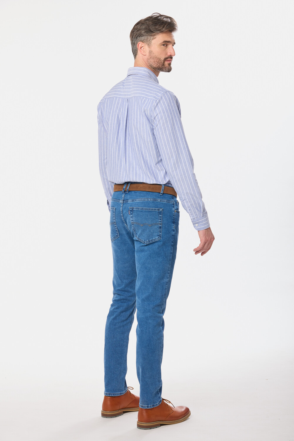 PANTALÓN DE JEAN SKINNY Azul Claro