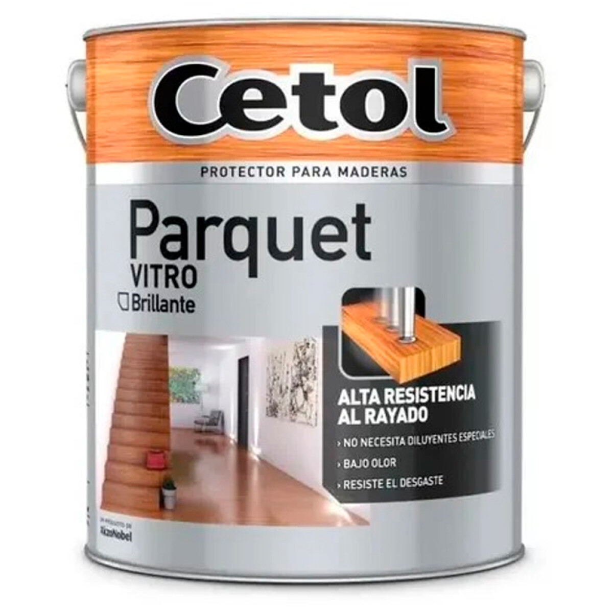 CETOL PARQUET BASE SOLVENTE SATINADO 1L INCA ++ - N/a 