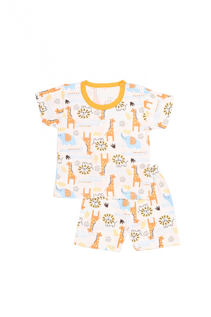 Pijama Safari - Blanco 