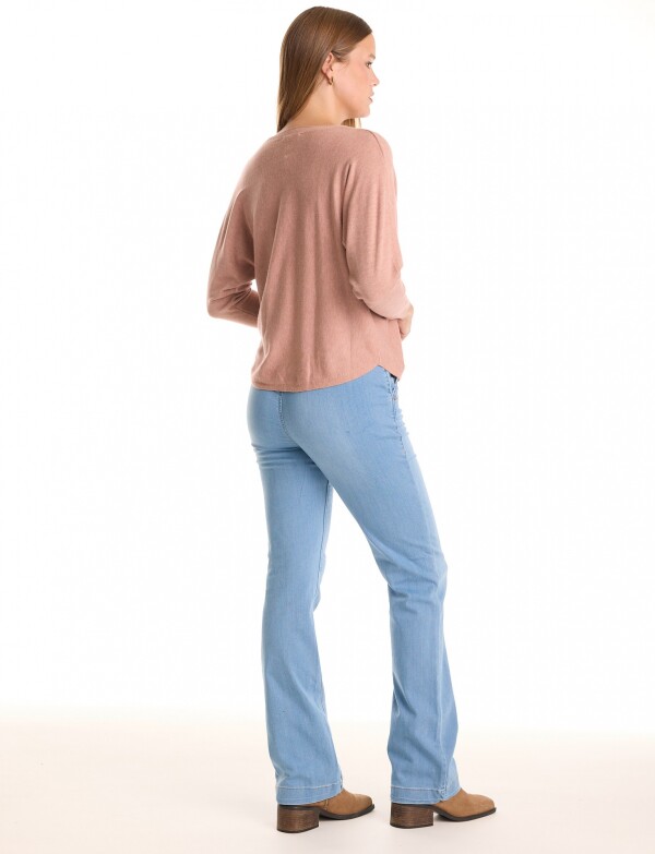 Buzo Dolman Esc V Co ROSA OSCURO