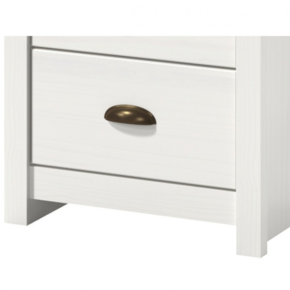 Mesa de Luz - Madera maciza - Linea Colonial Blanca