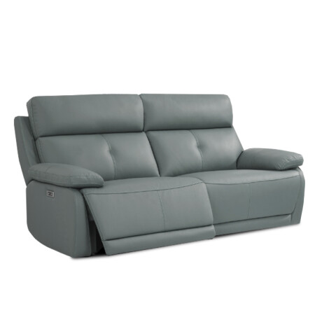 Sofá Sillón 3 cuerpos - Reclinable - Retráctil con sistema eléctrico - Línea en Cuero Genuino Sofá Sillón 3 cuerpos - Reclinable - Retráctil con sistema eléctrico - Línea en Cuero Genuino