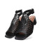 Sandalia de Mujer Bottero calada con pulsera Negro