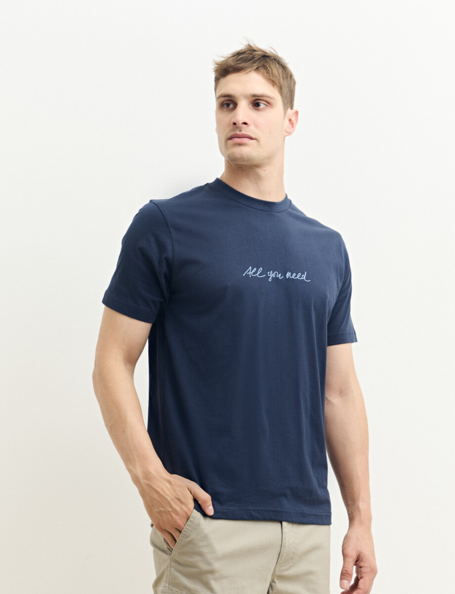 T-SHIRT HARRY - Azul Oscuro 