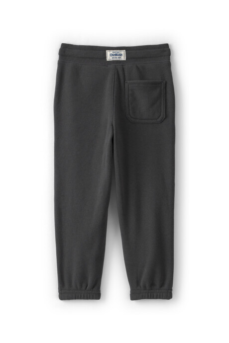 Pantalón de algodón, negro. Talles 2-5T Sin color