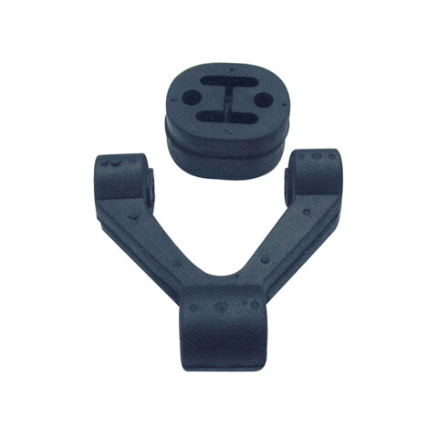 JUEGO DE GOMAS DE SOPORTE DE ESCAPE TRASERO GOL G2 / G3 / G4 Juego De Gomas De Soporte De Escape Trasero Gol G2 / G3 / G4