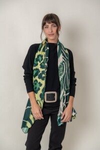 PAÑUELO MULTI PRINT Verde