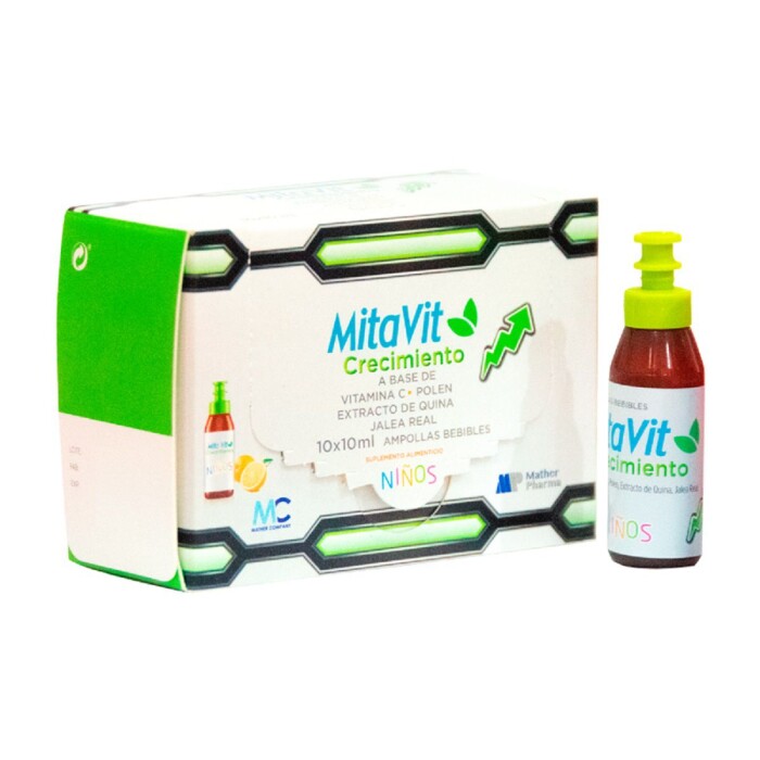 MITAVIT CRECIMIENTO NIÑOS CJ X 10 AMP.BE única
