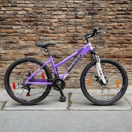 Bicicleta Baccio Sunny Lady rodado 26 Montaña Shimano 21 cambios Violeta
