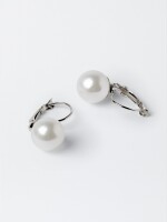 Pendientes Cortos Perla beige