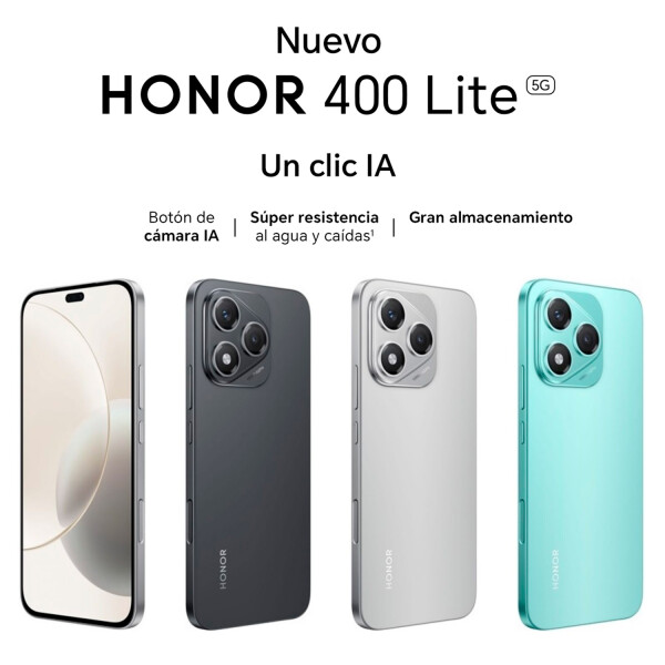 Honor 400 Lite 16gb (8+8) De Ram/256 Gb 5g + Regalo NEGRO