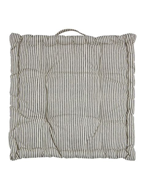 Almohadón de asiento PIL 40x40x7 beige/negro Almohadón de asiento PIL 40x40x7 beige/negro