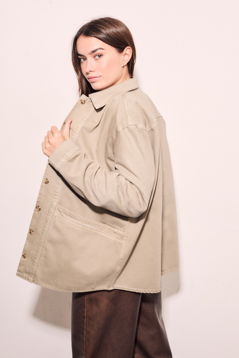 Sobrecamisa Lavada Safari