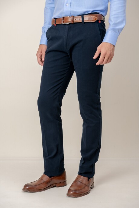 Pantalón Cotton Twill Azul marino