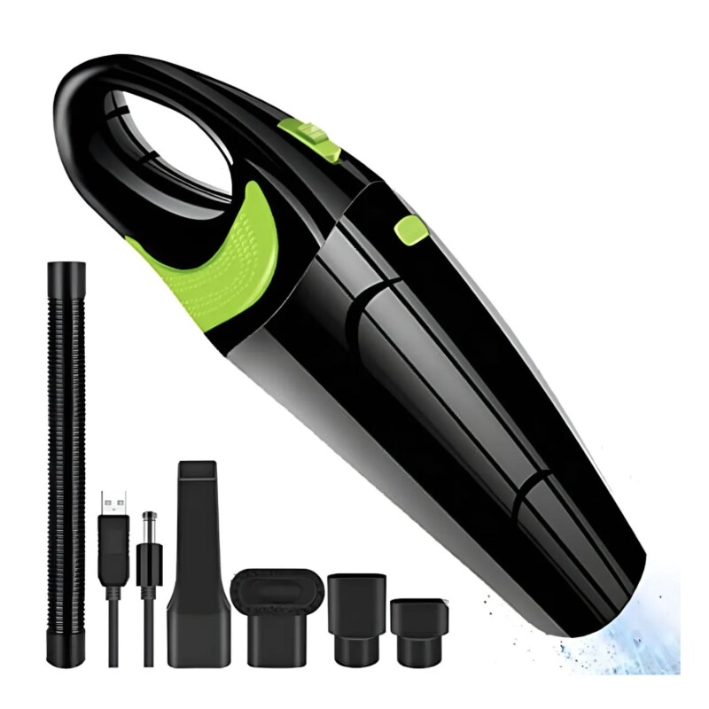 Aspiradora para Auto Inalámbrica Carga Usb 120 W Negro