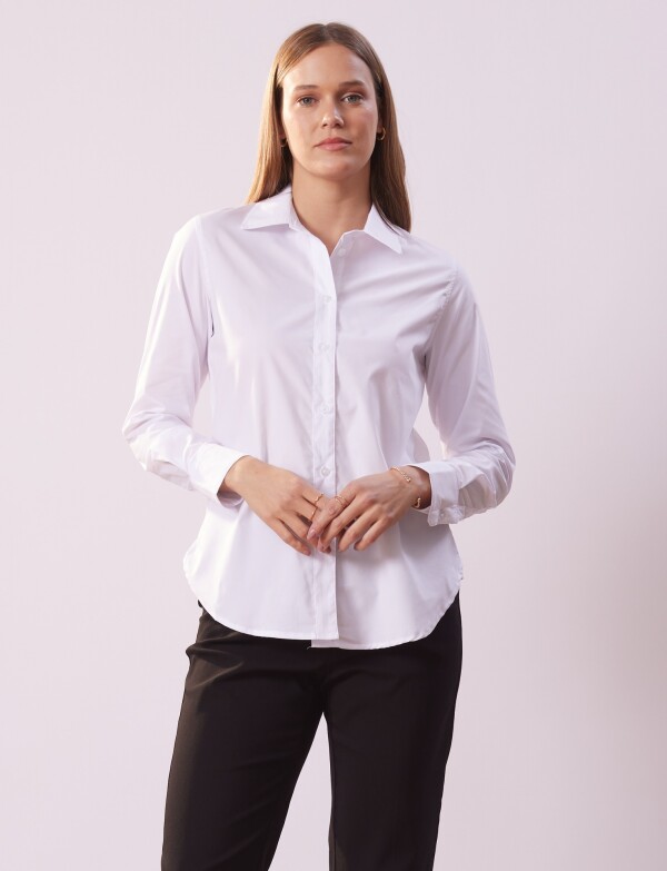 Camisa Algodón BLANCO