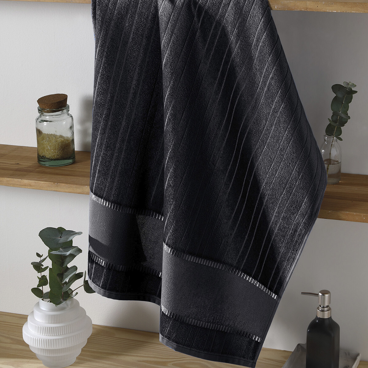 Toalla Social Bella Dohler 30 x 45 cm Algodón - NEGRO 