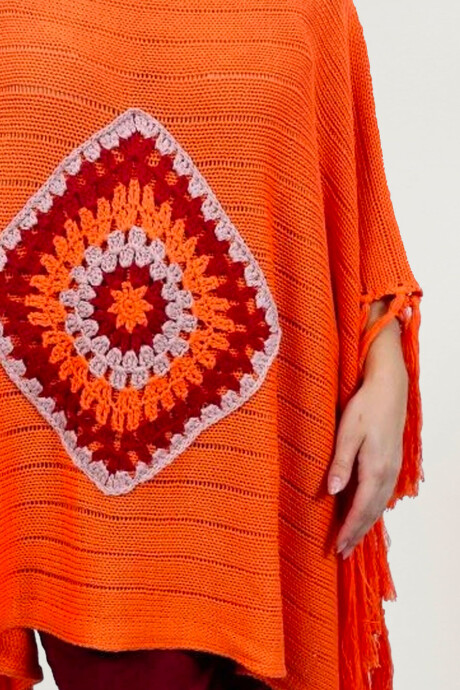 PONCHO ALBA Naranja