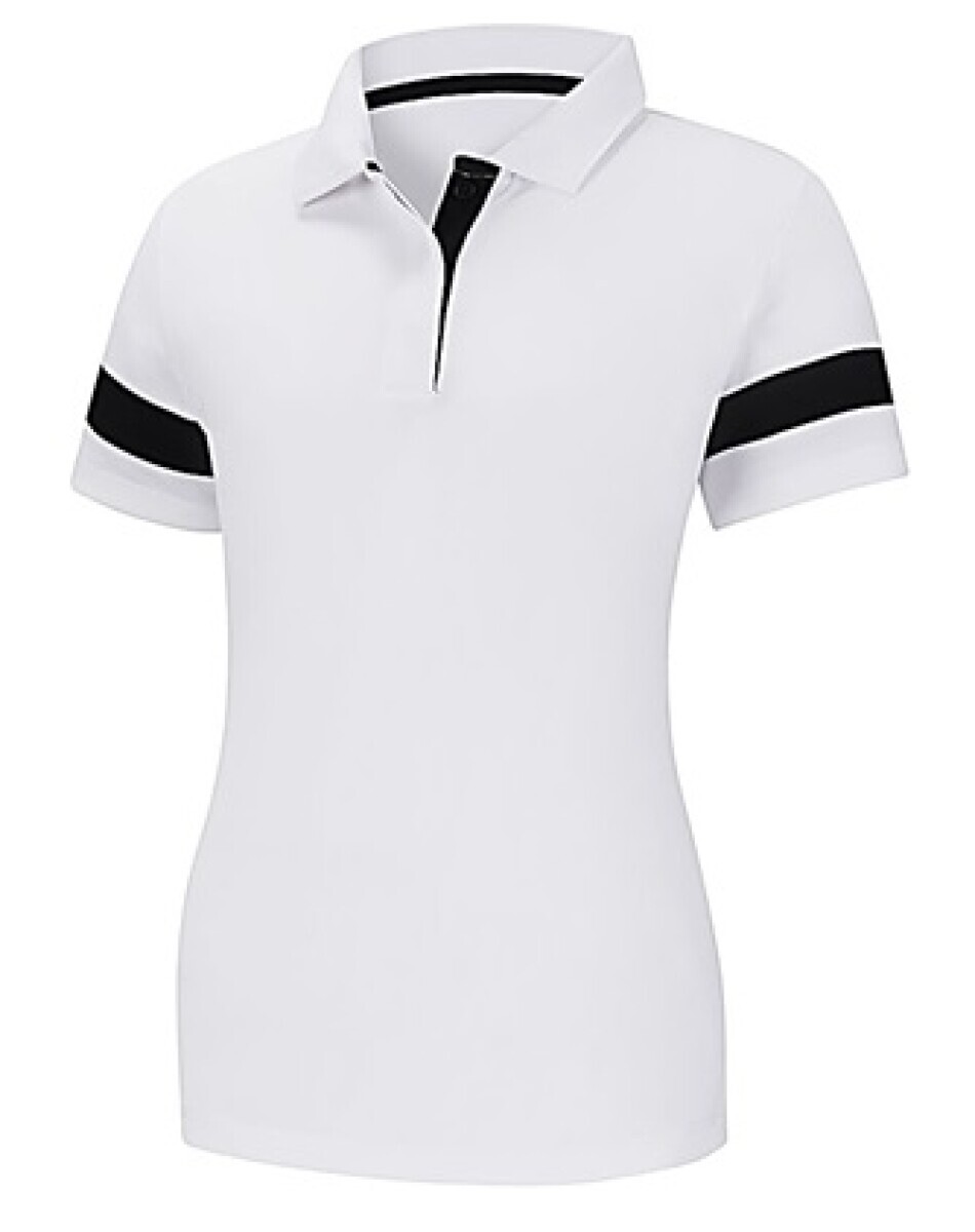 REMERA DAMA FOOTJOY- Cap Sleeve - Bco Negro 