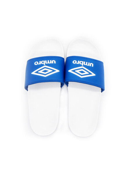 Ojotas Locker Room Umbro Junior Azul Royal, Blanco